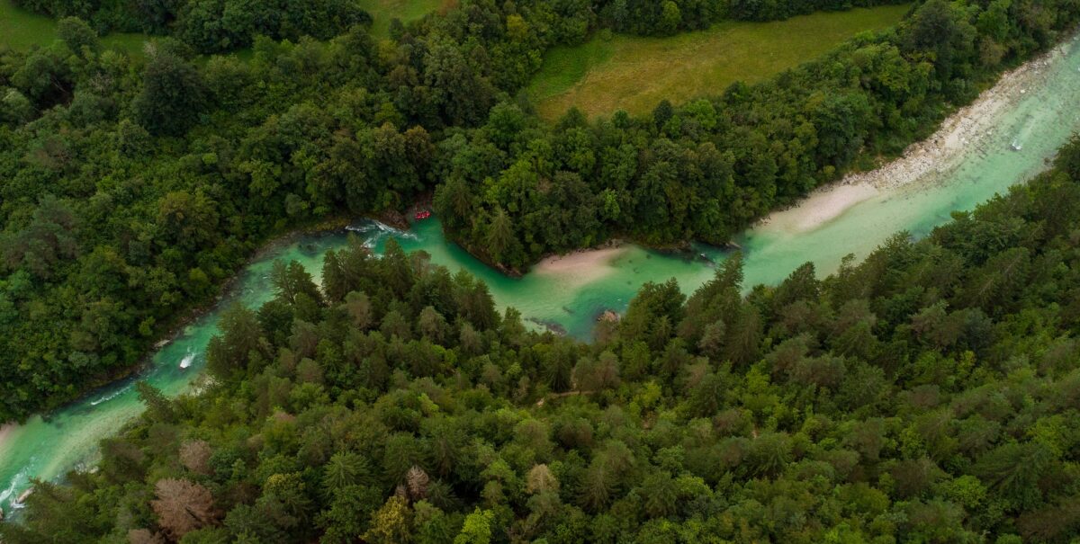 Forellenangeln an der Soča